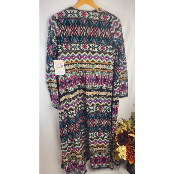 NWT LulaRoe Sarah S Cardigan Duster Long Sweater Open Front Pockets Womens Top - Picture 2 of 6